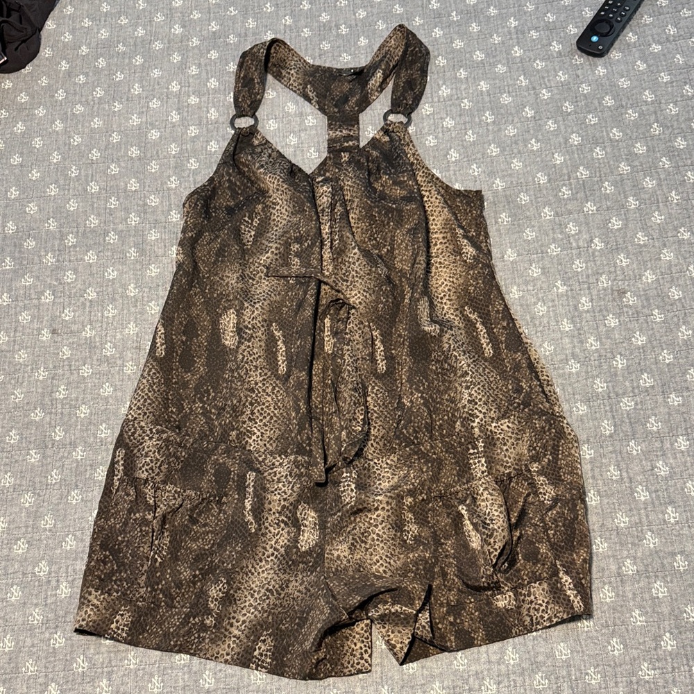 Guess Metallic Snake Print romper S
